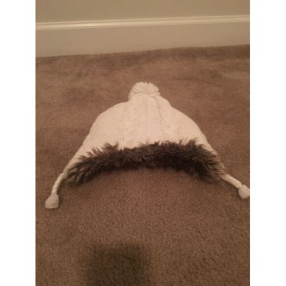 Gap Kids Faux Fur Lined Aviator Trapper Hat Size M/L for Ages 2-5yrs - Picture 7 of 8